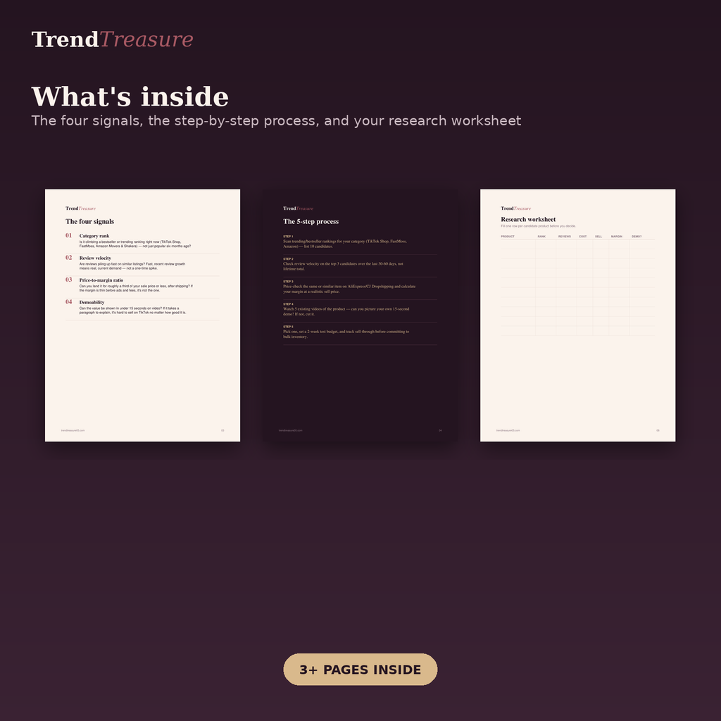 The Product Scout (Digital Download)
